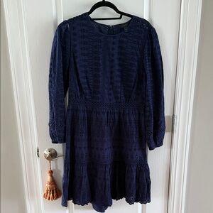J. Crew Kids Dress in Deep Blue